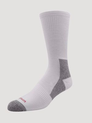 Mens Athletic Crew Sock 6 Pack:Multi:One Size alternative view