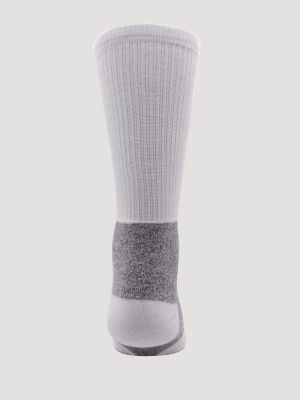 Mens Athletic Crew Sock 6 Pack:Multi:One Size alternative view 3