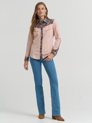 ウィルソン　WILSON　 T シャツ チェスト69　身長175　② Lainey Wilson x Wrangler Prairie Print Western Snap Shirt | The