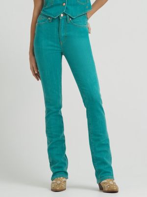 Lainey Wilson x Wrangler Turquoise Boot Huggers