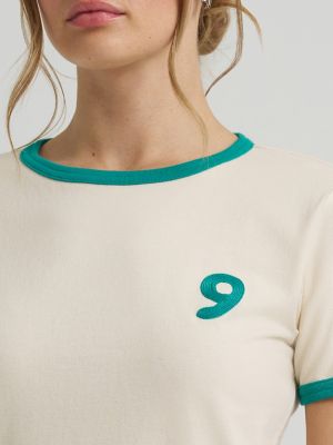 Lainey Wilson x Wrangler Hearts Dreams Ringer Tee in Birch alternative view 5