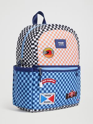 Wrgr x STATE Racer Check Kane Backpack:Checkered Board:One Size: alternative view 5