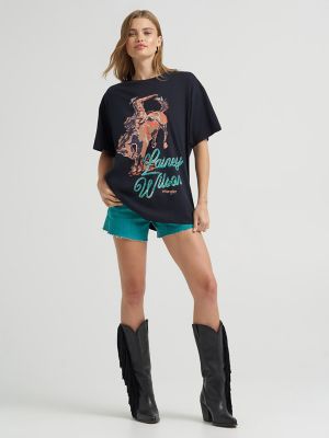 Lainey Wilson x Wrangler Work Oversized Tee