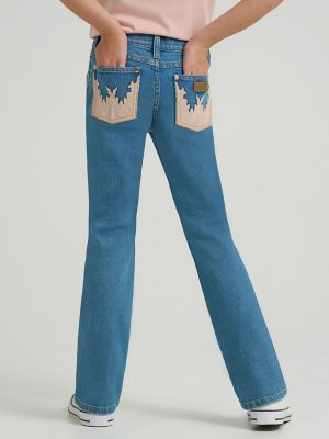Girl's Lainey Wilson x Wrangler Embellished Mae Bootcut Jean