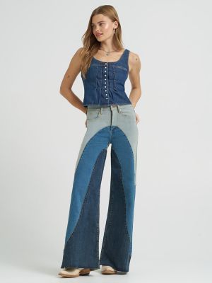 Lainey Wilson x Wrangler Groovy Wide Leg Jean | The Look of