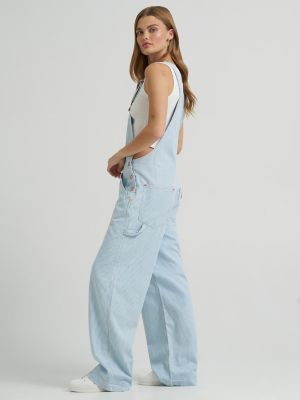 Lainey Wilson x Wrangler Stripe Overalls