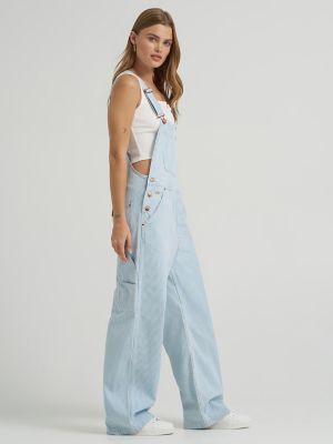 Lainey Wilson x Wrangler Stripe Overalls