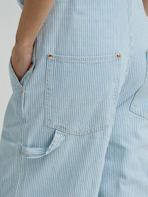 Lainey Wilson x Wrangler Stripe Overalls