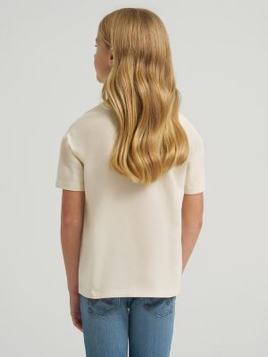Girl's Lainey Wilson x Wrangler Buzzards Oversized Tee in Birch