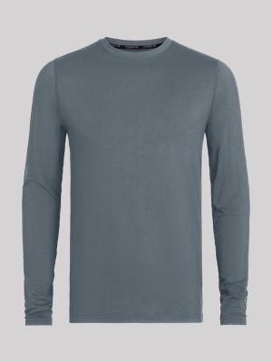 Men's RIGGS® Brushed Jersey Thermal T-Shirt in Charcoal