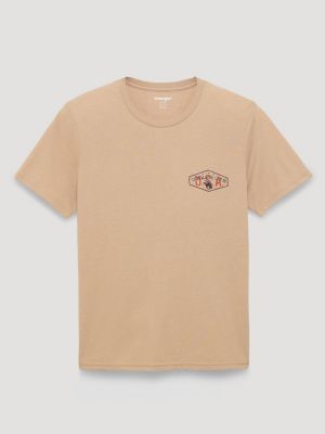 USA Wrangler Rope Back Graphic T-Shirt in Travertine Heather alternative view