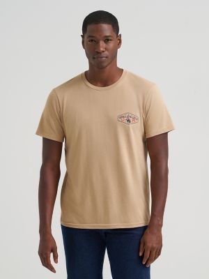 USA Wrangler Rope Back Graphic T-Shirt in Travertine Heather alternative view 3