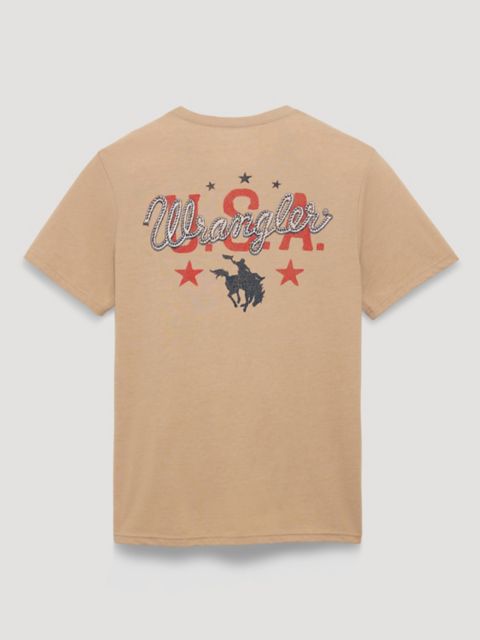 Мужские футболки Wrangler USA Wrangler Rope Back Graphic T-Shirt