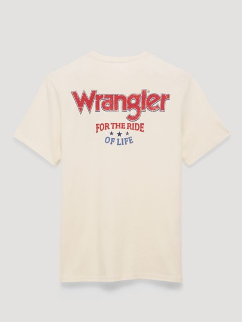 Мужские футболки Wrangler For The Ride Of Life Back Graphic T-Shirt