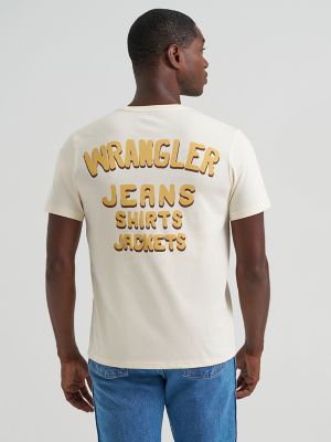 Golden Bronc Dual Graphic T-Shirt in Antique White alternative view 3