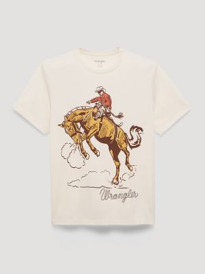 Golden Bronc Dual Graphic T-Shirt from Wrangler - $24.99