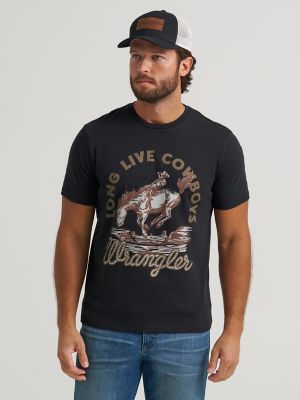Sepia Cowboy Graphic T-Shirt