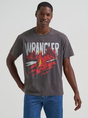 Flame Cowboy Vintage Fit Graphic T-Shirt