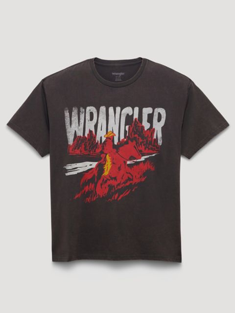 Мужские футболки Wrangler Flame Cowboy Vintage Fit Graphic T-Shirt