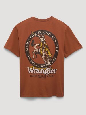 Rodeo Tested Vintage Fit Graphic T-Shirt in Rawhide alternative view