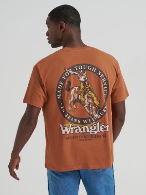 Rodeo Tested Vintage Fit Graphic T-Shirt in Rawhide alternative view 3