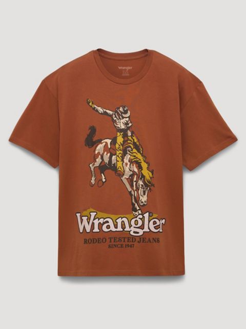 Мужские футболки Wrangler Rodeo Tested Vintage Fit Graphic T-Shirt