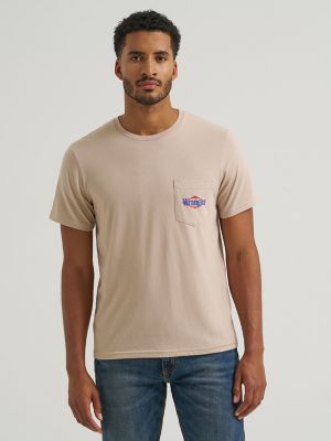 Framed Logo Back Graphic Pocket T-Shirt