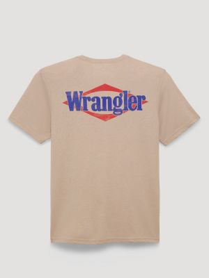Framed Logo Back Graphic Pocket T-Shirt from Wrangler - $24.99