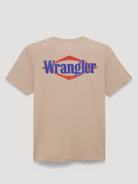 Мужские футболки Wrangler Framed Logo Back Graphic Pocket T-Shirt
