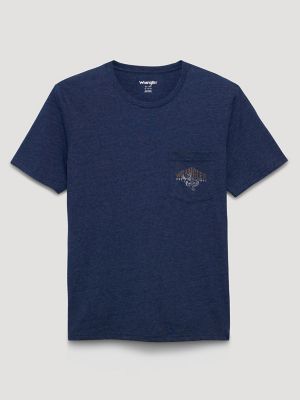Back Rider Pocket Graphic T-Shirt