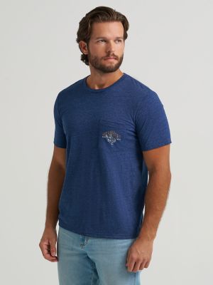 Back Rider Pocket Graphic T-Shirt