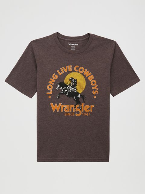 Wrangler Boy's Hootin N Hollerin Dual Graphic T-Shirt