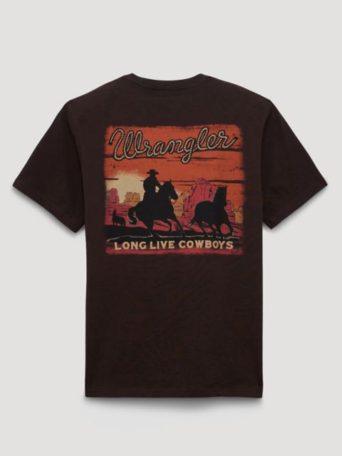 Мужские футболки Wrangler Cowboy At Sunset Graphic T-Shirt