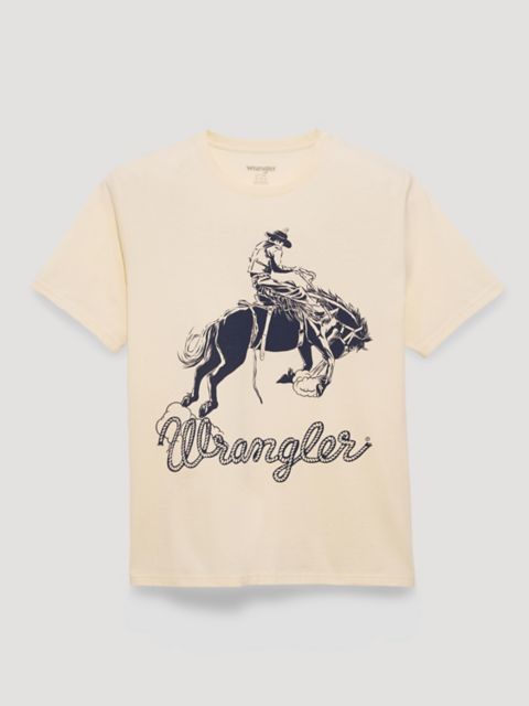 Мужские футболки Wrangler Bronc Rider Dual Graphic T-Shirt
