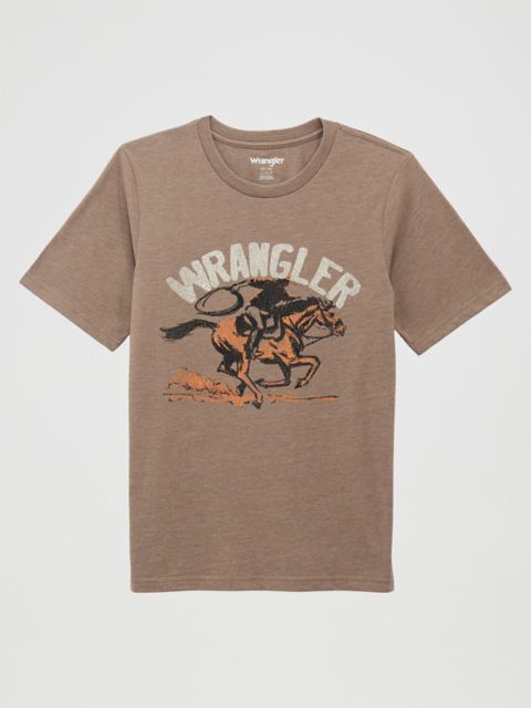 Детские футболки Wrangler Boy's Lassoing Cowboy Graphic T-Shirt