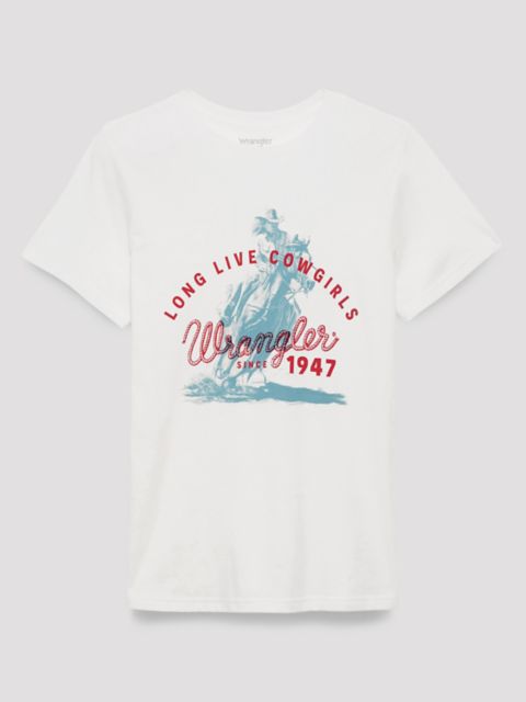 Женские футболки Wrangler Sprinting Cowgirl Reg Fit Graphic Tee
