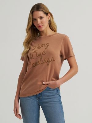 Rope Long Live Cowboys Reg Fit Graphic Tee in Rawhide alternative view