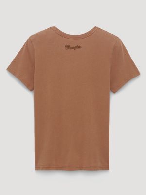 Rope Long Live Cowboys Reg Fit Graphic Tee in Rawhide alternative view 2