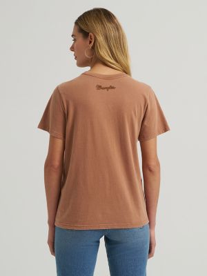Rope Long Live Cowboys Reg Fit Graphic Tee in Rawhide alternative view 3