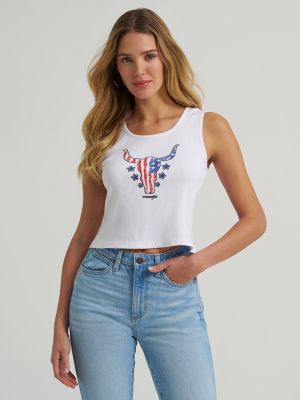 American Steerhead Graphic Ribbed Tank