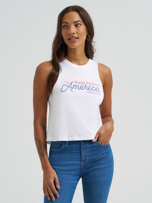 Happy Birthday America Graphic Festival Tank