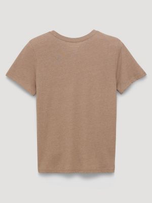 Desert Landscape Reg Fit Graphic Tee in Desert Taupe Heather alternative view 2