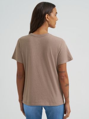 Desert Landscape Reg Fit Graphic Tee in Desert Taupe Heather alternative view 3