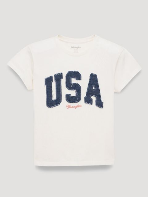 Женские футболки Wrangler Denim USA Retro Regular Graphic Tee