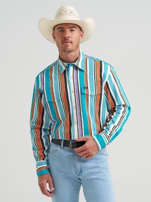 Vintage-Inspired Brushpopper Western Snap Workshirt