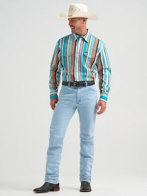 Vintage-Inspired Brushpopper Western Snap Workshirt
