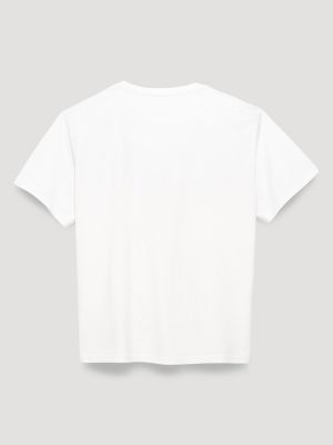 All American Rodeo Girlfriend Graphic Tee in Bright White alternative view 2