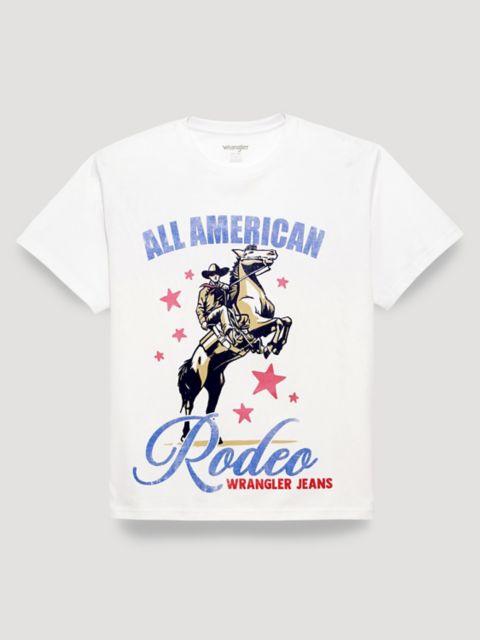 Женские футболки Wrangler All American Rodeo Girlfriend Graphic Tee