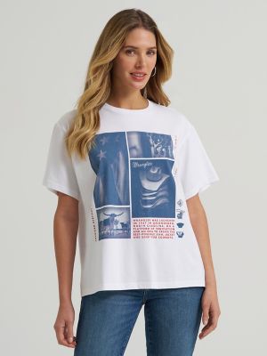 Western Collage Girlfriend Graphic Tee