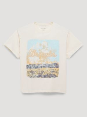 Distressed Landscape Girlfriend Graphic Tee from Wrangler - $24.99